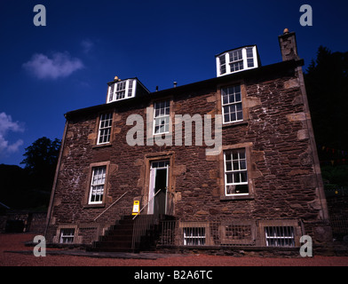 Robert Owen's House, New Lanark, Lanarkshire, Scotland Stock Photo