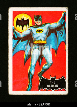 Bubble gum trading cards from the 1966 Batman Trading Card set known as ...