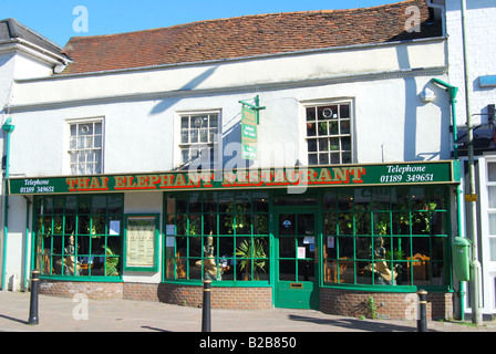 Thai Elephant Restaurant, London Road, Twyford, Berkshire, England, United Kingdom Stock Photo