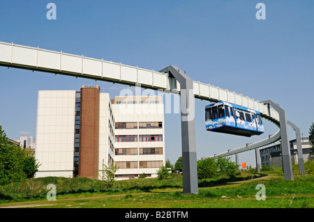 Suspension railway, elevated railway, university, Dortmund, North Rhine-Westphalia, Germany, Europe Stock Photo