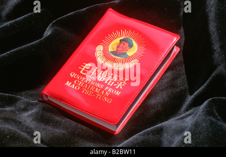 Red book quotations from Chairman Mao Tse Tung, Mao bible Stock Photo