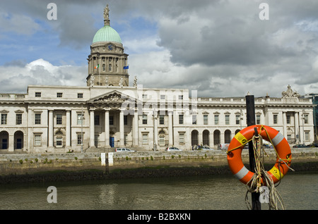 Custom House Dublin Ireland Stock Photo