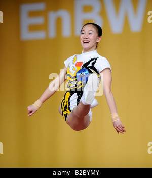 Jinxuan Huang, China, 10. Aerobic Gymnastics World Championship, Ulm, Baden-Wuerttemberg, Germany, Europe Stock Photo