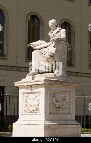 Statue of Wilhelm von Humboldt, Humboldt University, Berlin, Germany, Europe Stock Photo