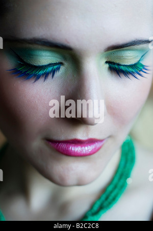 portrait of a young woman Stock Photo