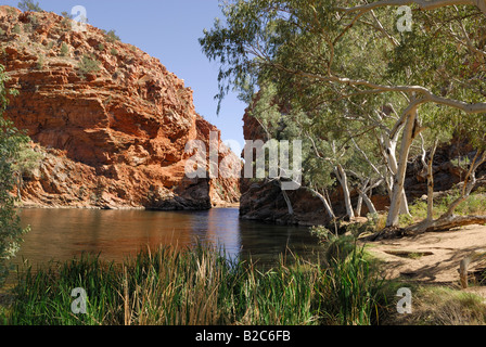Big Hole in Ellery Creek, West Macdonnell Ranges, Northern Territory, Australia Stock Photo