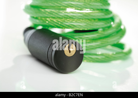 Bicycle Lock Stock Photo