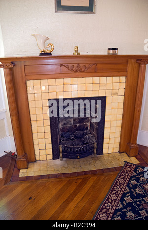 charcoal fireplace at the Orman House State Park Apalachicola Florida Stock Photo