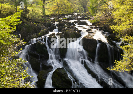 Swallow Falls - Snowdonia - North Wales Stock Photo