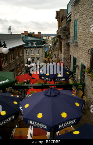 quartier petit champlain quebec city canada Stock Photo