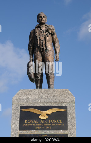 Royal Air Force RAF War Memorial on Plymouth Hoe England commemorating those of the Commonwealth and Allied Air Forces who died Stock Photo