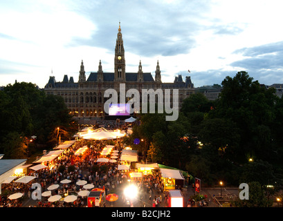 Vienna, Film Festival Rathausplatz 2007 Stock Photo