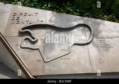 Circuit de Montjuic Barcelona Spain May 2008 Stock Photo