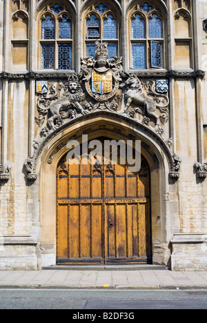 The entrance to Brasenose College, Oxford, England Stock Photo