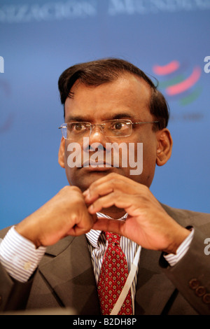 Ramakrishna Sithanen - Deputy Prime Minister,  Minister of Finance and Economic Development of Republic of Mauritius. Stock Photo