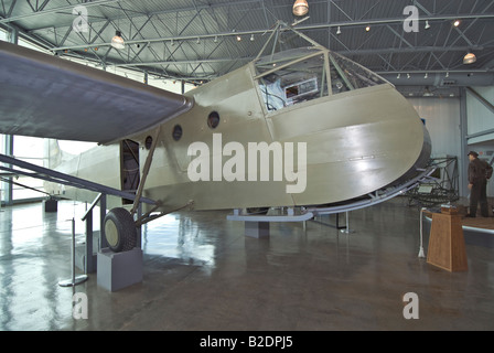 Texas Lubbock Silent Wings Museum dedicated to World War II glider operations CG 4A glider Stock Photo