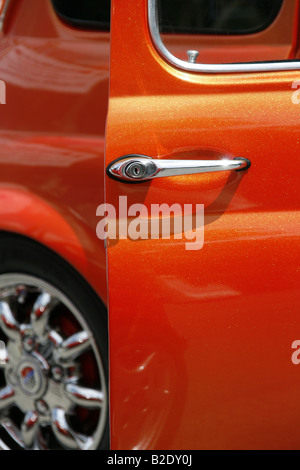 customised fiat 500 car in street in rome italy Stock Photo - Alamy