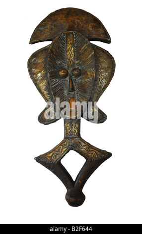 kota reliquary from Gabon Stock Photo