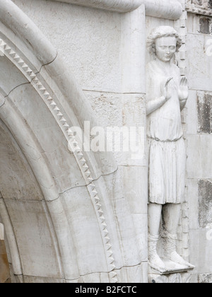 Detail from the Doge s Palace Venice Italy Stock Photo