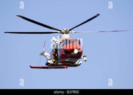 HM Coastguard search and rescue helicopter G-MCGK on ...