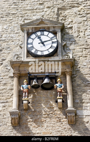 The Clock Mounted On The Carfax Tower Oxford