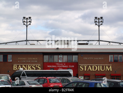 Bescot Stadium, home of Walsall Football Club, West Midland UK Stock Photo