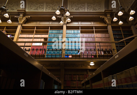 Toronto Osgoode Hall American Law Library interior Stock Photo