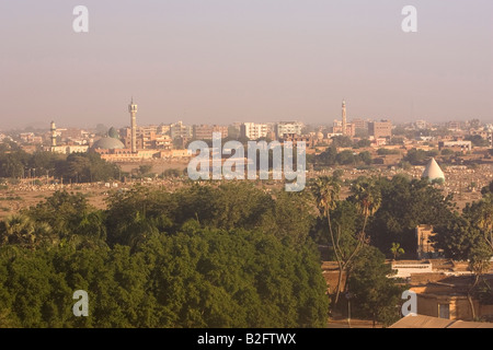 The City of Khartoum Sudan Looking north from the Nile Stock Photo