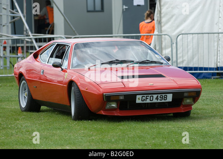 Ferrari Dino 308 GT4 on parade at autoshow Stock Photo