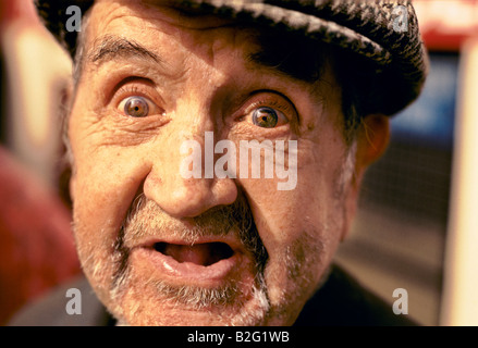 surprised old man Stock Photo