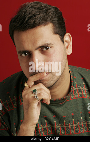 Man in a thoughtful mood. Stock Photo