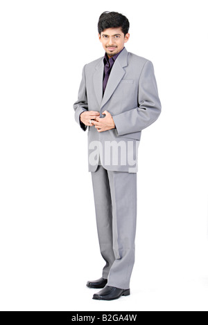 Portrait of Stylish Young Businessman. Stock Photo