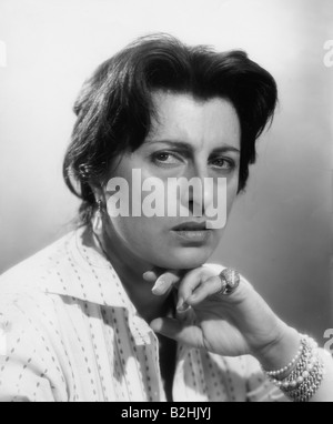 Magnani, Anna, 7.3.1908 - 26.9.1973, Italian actress, portrait, 1955, Stock Photo