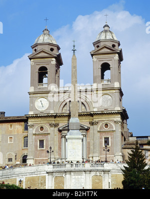 geography / travel, Italy, Rome, Via Condotti, Trinity church, UNESCO, World Heritage Site, Stock Photo