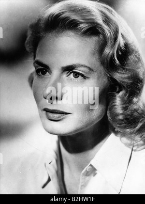 Swedish Actress Ingrid Bergman, 1915-1982. Swedish Actress With An ...