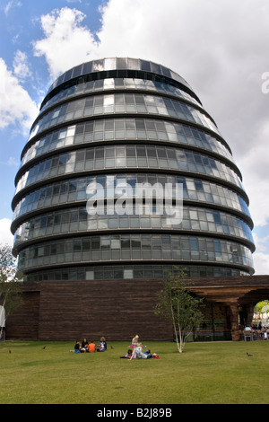 City Hall in London, The centre of local government and the seat of the Mayor of London Stock Photo