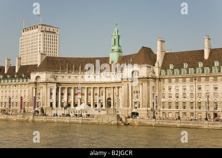 County hall Southbank Westminster London England Stock Photo - Alamy