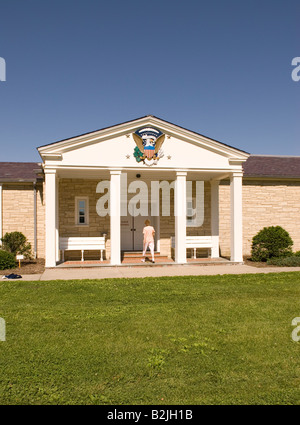 Herbert Hoover Presidential Library and Museum West Branch Iowa USA Stock Photo