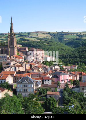 village of Belmont-sur-Rance - France Stock Photo