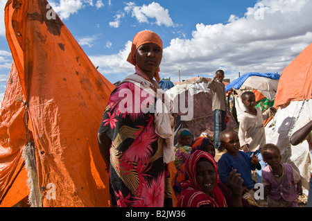 Somali refugees in Ethiopia. Stock Photo