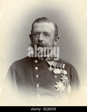 Beck-Rzikowsky, Friedrich Freiherr von, 21.3.1830 - 9.2.1920, Austrian General, portrait, photograph, Vienna, Austria, late 19th century, Stock Photo