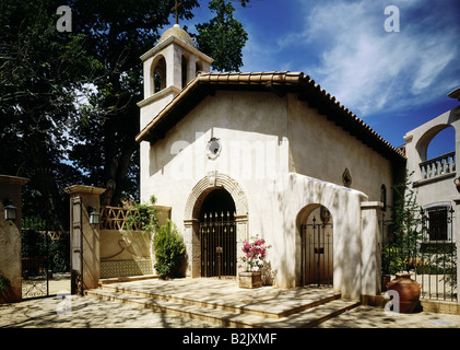 geography / travel, USA, Arizona, Sedona, churches, Chapel at Tlaquepaque, exterior view, Additional-Rights-Clearance-Info-Not-Available Stock Photo