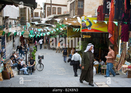 Old City in Damascus Syria Stock Photo