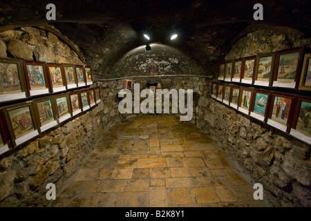 Ananias Christian Church in the Old City of Damascus Syria Stock Photo