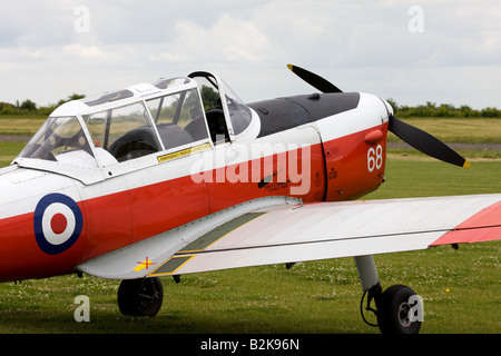 DeHavilland (Canada) DHC-1 Chipmunk 22 T10 WD390 68 G-BW*** parked at Wickenby Airfield Stock Photo