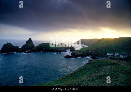 lizard peninsula cornwall 1987 Stock Photo