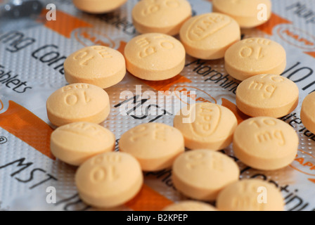 Genric shot of MST tablets used as Opiod Painkillers which mimic the ...