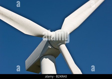 Wind turbine at Cemmaes Wind Farm Cemmaes Powys Stock Photo