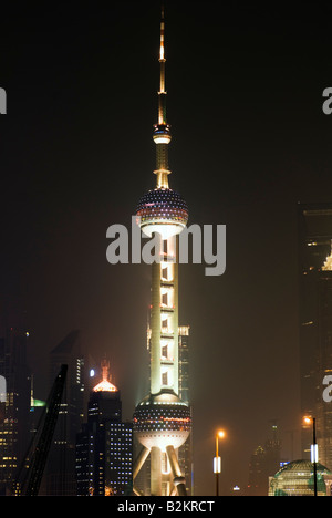 Oriental Pearl TV Tower, Shanghai, China Stock Photo