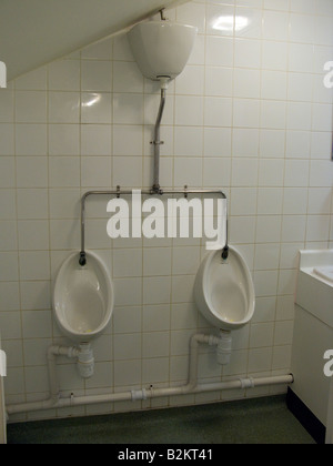 Wash basins in the gent's toilet at Royal Ascot Racecourse, Berks, UK ...